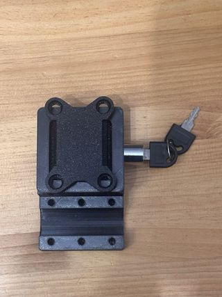 Soporte carpuride con cerradura, barra 22mm