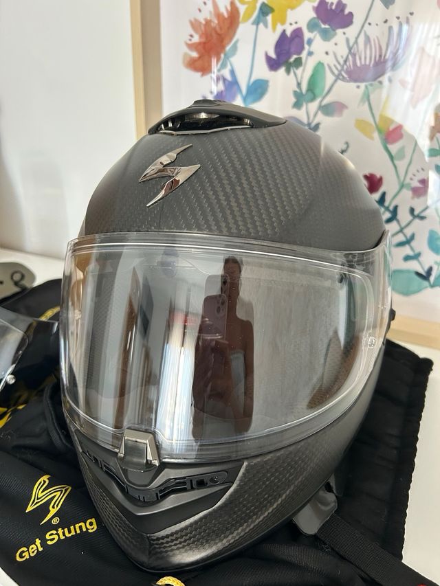 Casco Scorpion Exo Carbono Talla XS