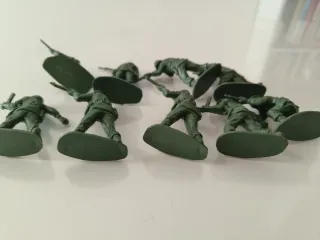 Lotto 9 soldatini vintage