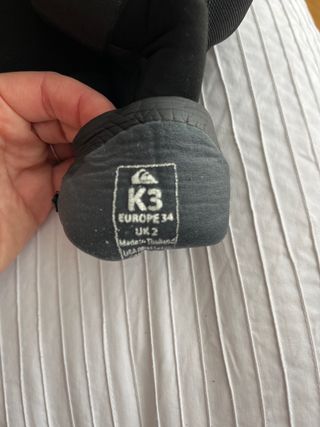 Escarpines Quiksilver K3 Niño 5mm