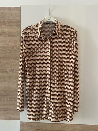 Camicia donna fantasia geometrica