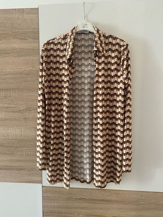 Camicia donna fantasia geometrica