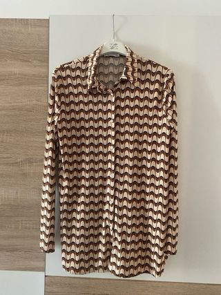 Camicia donna fantasia geometrica