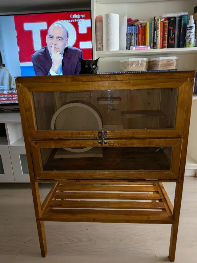 Jaula Hamster Madera en Villaverde