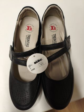 Zapatos de piel mujer Talla 41 TREINTAS