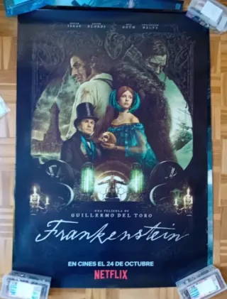 Póster Película Frankenstein Guillermo del Toro