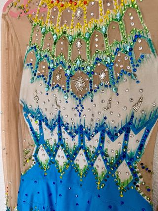 Traje Gimnasia Rítmica Multicolor