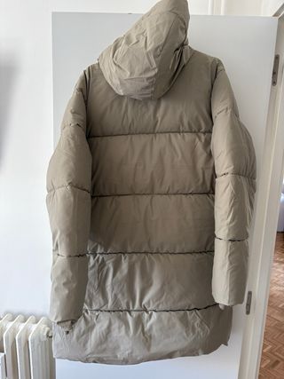 Chaqueta acolchada larga Jack & Jones Beige