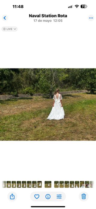 Vestido de Comunión Blanco Talla 9 años.