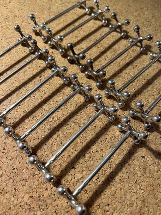 12 Porta posate Christofle in argento