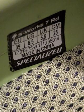 Zapatillas SPECIALIZED S-WORKS 7 talla 39