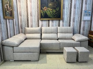 Nuevo sofa con chaislongue ECONOMICO!!