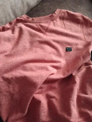 Sudadera talla L marca billabong color teja suave