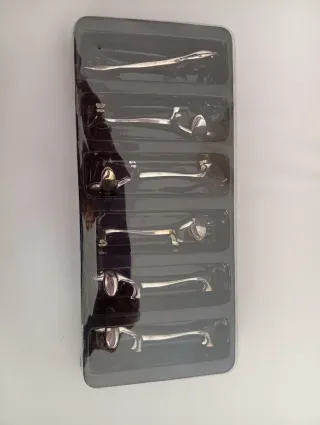 Juego de perritos para tenedor plata