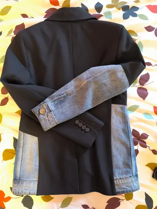 Americana Desigual Denim y Negro