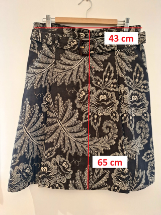 Falda Carolina Herrera Evasé Estampada