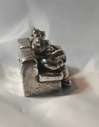 Statuetta Orsetti Argento Fiorentino Magrino