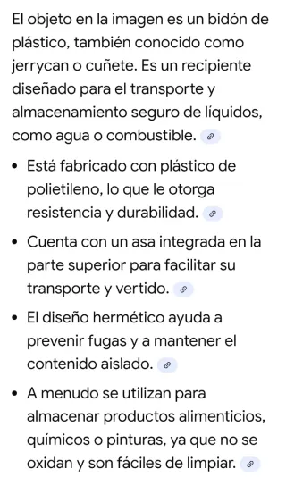 Bidón de plástico blanco con grifo