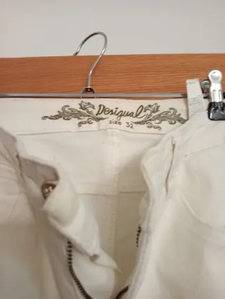 Pantalón Desigual Blanco Talla 32
