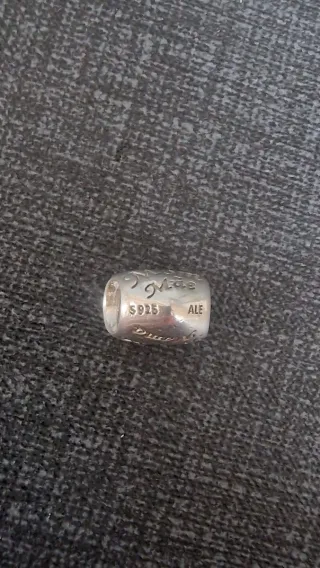 Lote 3 charms Pandora Mamá Corazón Cochecito