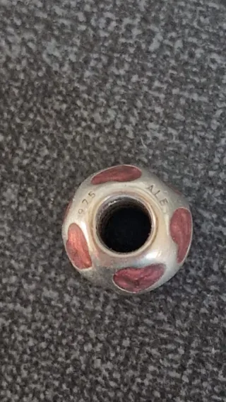 Lote 3 charms Pandora Mamá Corazón Cochecito