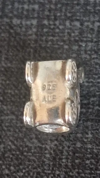 Lote 3 charms Pandora Mamá Corazón Cochecito