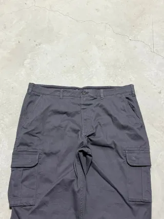 Pantaloni Cargo vintage grigi da uomo tg xl