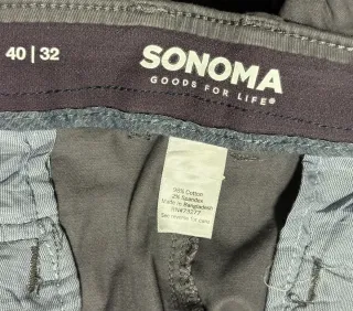 Pantaloni Cargo vintage grigi da uomo tg xl