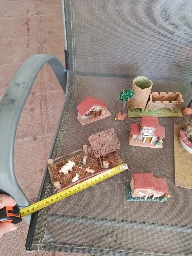 Accesorios Belén: Portal, Árboles, Animales