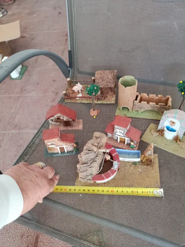 Accesorios Belén: Portal, Árboles, Animales