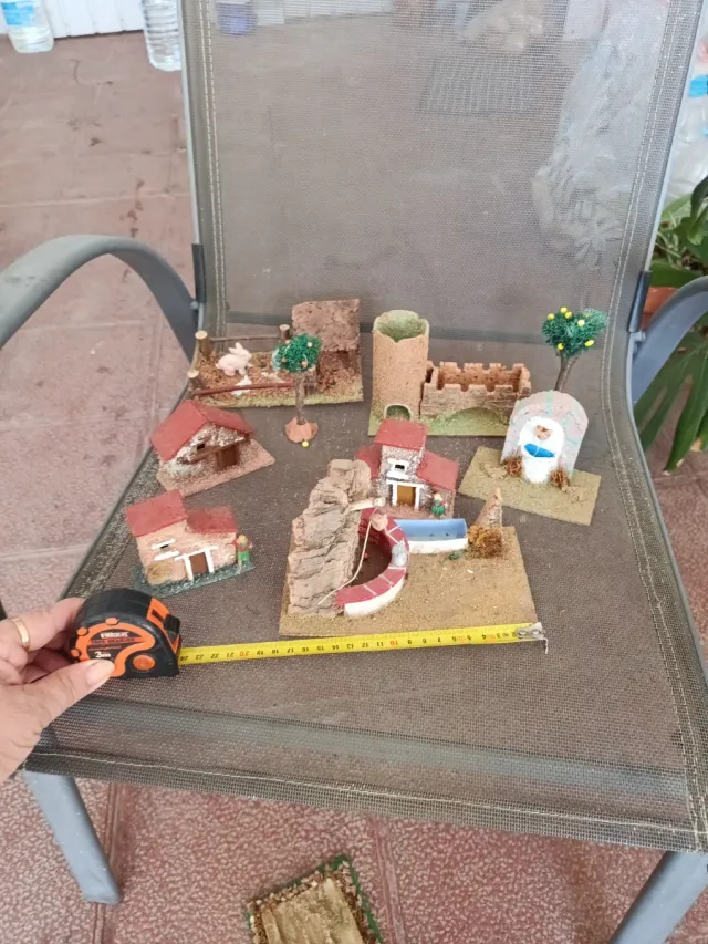 Accesorios Belén: Portal, Árboles, Animales