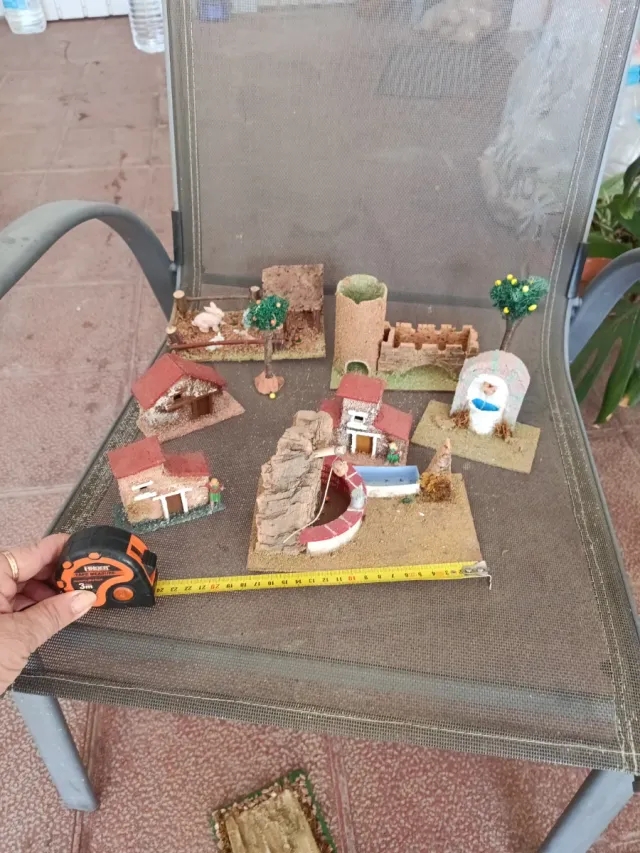 Accesorios Belén: Portal, Árboles, Animales