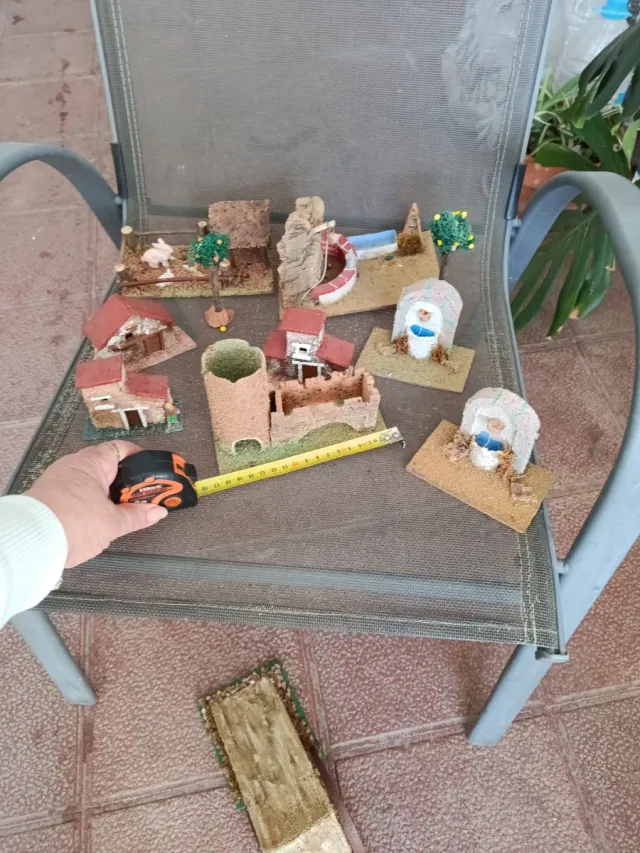 Accesorios Belén: Portal, Árboles, Animales