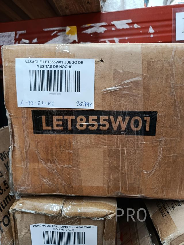 VASAGLE Juego de 2, Mesita de Noche