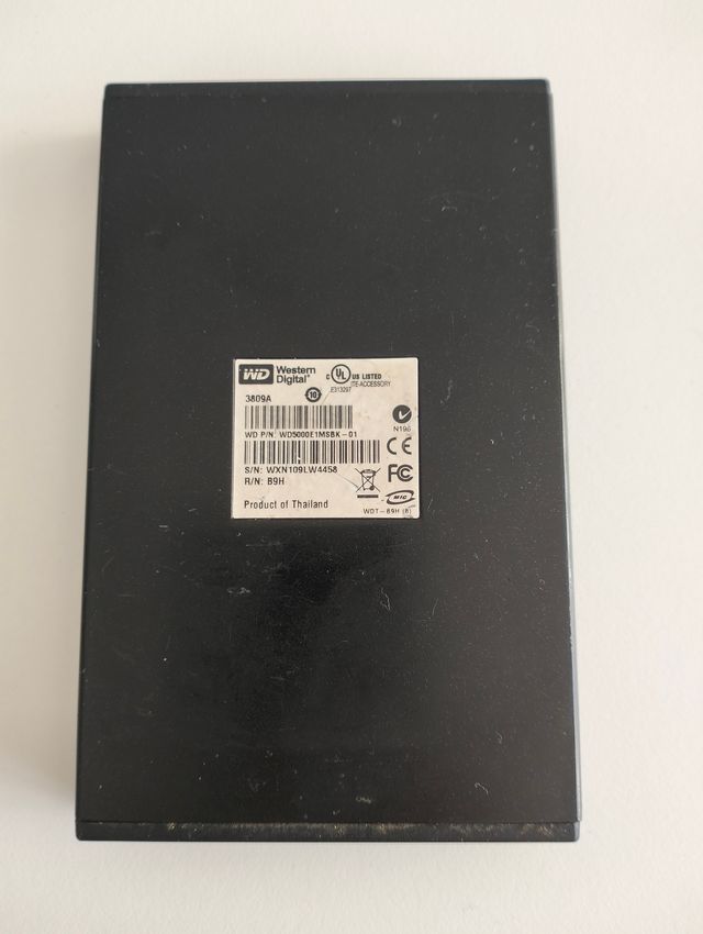 Disco rigido esterno HDD WD 500GB 2.5