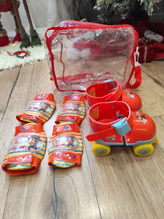 Patines y protecciones Paw Patrol