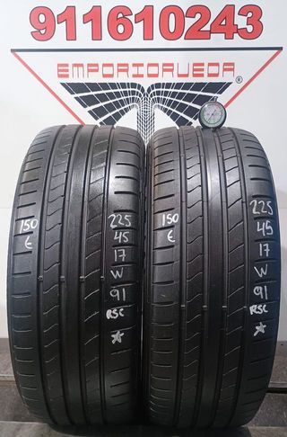 225 45 17 W DUNLOP RUEDA AL 90% VIDA UTIL