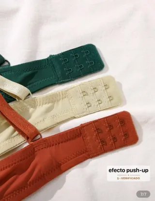 Lote 3 Sujetadores Push-Up