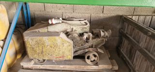 Maquina cortadora de ferralla