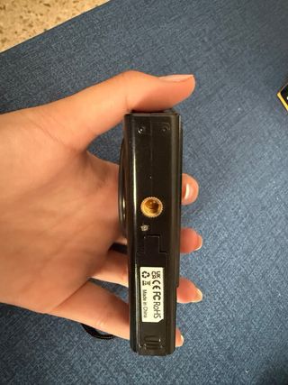 Camara de fotos color negro