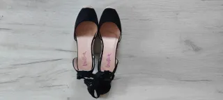 Sandalias esparto negras mujer