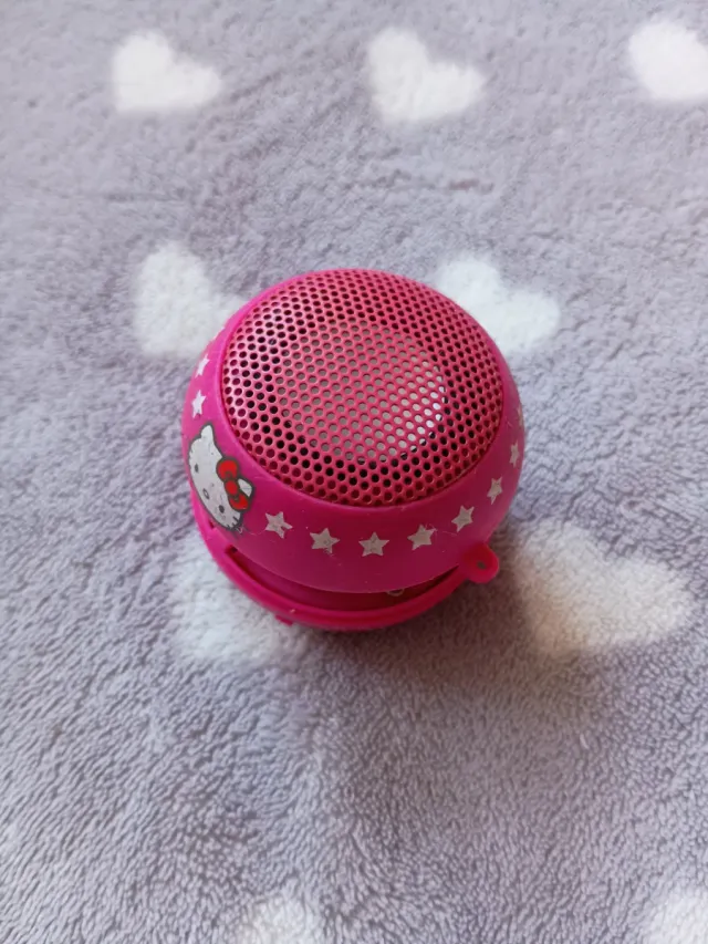 Set Hello Kitty: Cascos, MP3, Altavoz y Bolsa