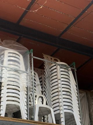 Silla Resol de resina blanca