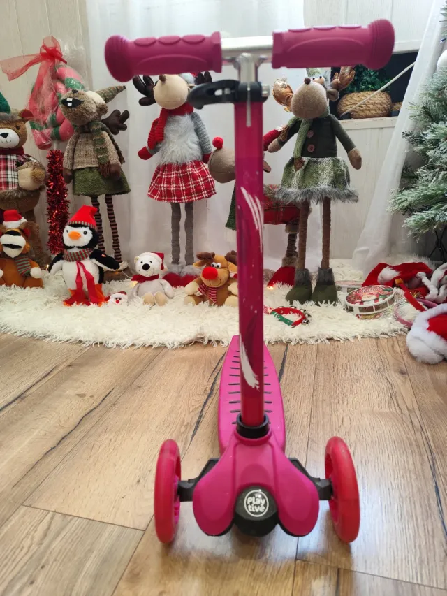 Patinete 3 ruedas niña rosa