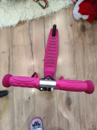 Patinete 3 ruedas niña rosa