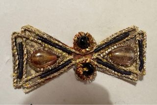 Applicazioni vintage farfalla tigre fleur-de-lis