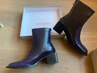 Botines Mim Gabi Azul Marino Talla 38