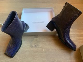 Botines Mim Gabi Azul Marino Talla 38