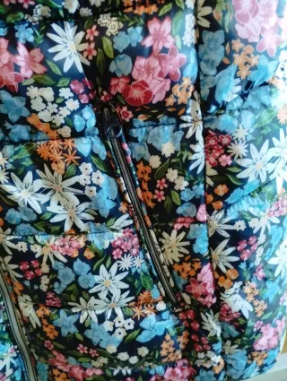 Chaleco floral multicolor, mucho + bonito n fisico