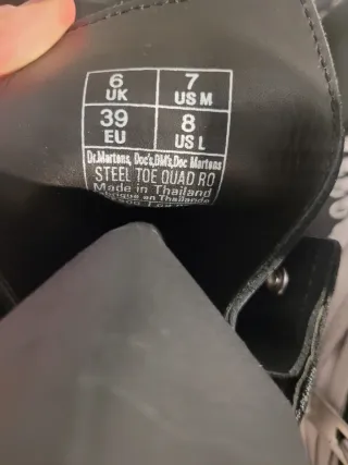 Rick Owens x Dr. Martens Talla 39 Nuevas